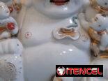 Buda de Porcelana China de 24 cm de alto Hecho en Jingdezhen, provincia de Jiangxi en 200 USD