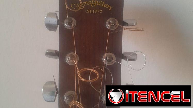Guitarra contry cuerdas de acero