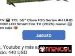 smart tv tcl calidad americana de 32 40 43  55 pulgadas