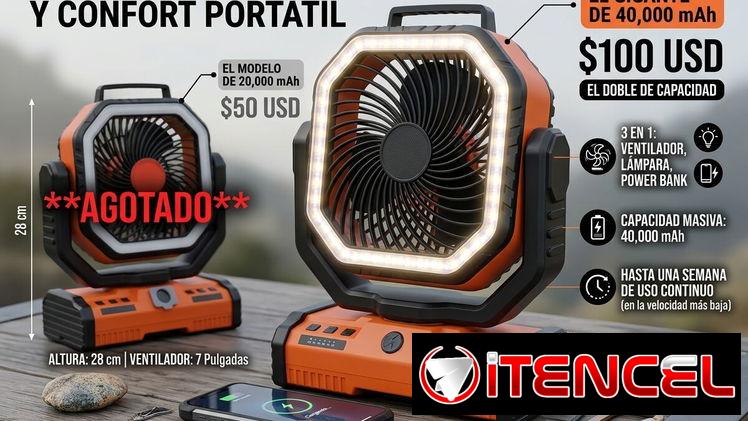 Ventilador F6 “El gigante” de 40 mil mha