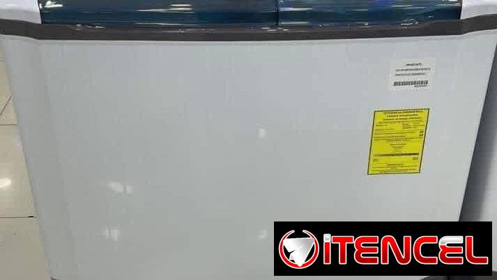 Lavadora la semiautomática blanca y gris de 15 y 18 kg