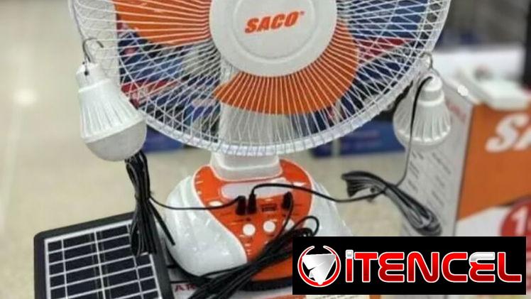 Ventilador recargable saco 35 USD