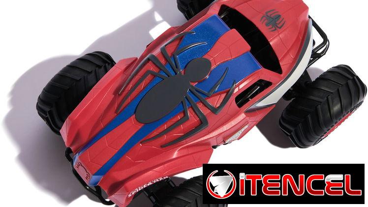 Carros de control remoto de Spider Man y Iron Man