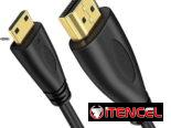 🔌 Cable HDMI a Mini HDMI 1.5M 📺 Compatible 1080P/720P 🎥 Alta velocidad – HDTV, cámara, laptop, más