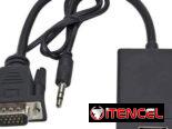 Convertidor de HDMI a VGA y gomitas de colores para joystick