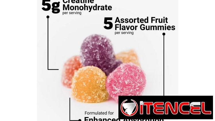 💪 Force Factor Creatine Monohydrate Gummies – 150 Gummies (5g por porción) 🍬 | videojuegoshabana.com