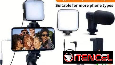 Micrófonos inalámbricos puerto C y Iphone.  Ideales para creadores de contenido