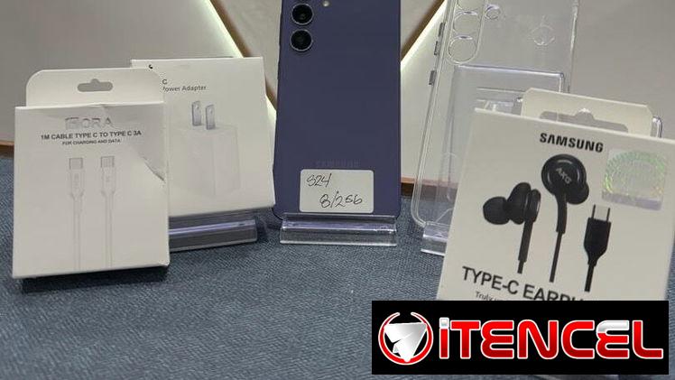 📌S24: 8/256 🟣⚫️cargador carga rápida, mica, forro y audífonos regalo❌ Variedad de Modelos 🔥 Garantia 💯