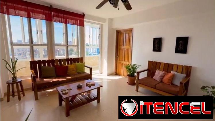 Apartamento amplio de 3 1/2 habitaciones, frente al Malecón con espectacular vista al Mar y la Ciudad❗️❗️❗️☝🏻