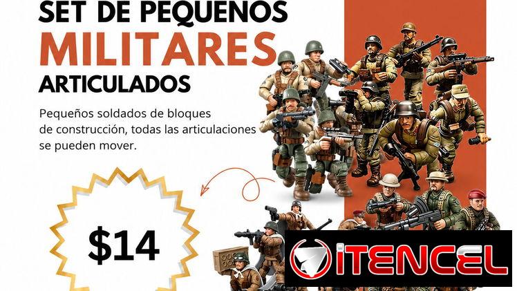 Set de pequeños militares articulados | videojuegoshabana.com