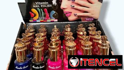 Pinturas de uñas naturales,por cajas y sueltas a 600