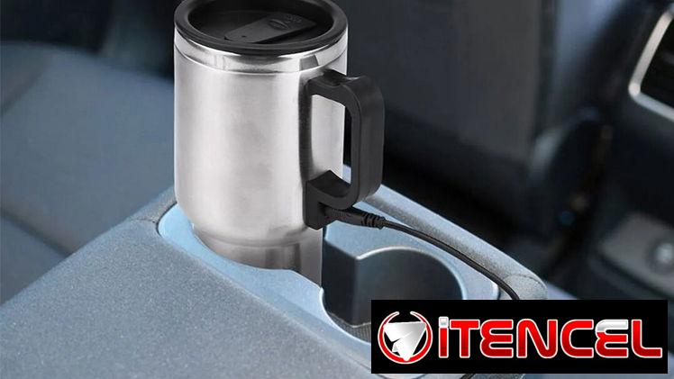 Taza termo en acero inoxidable con calentamiento