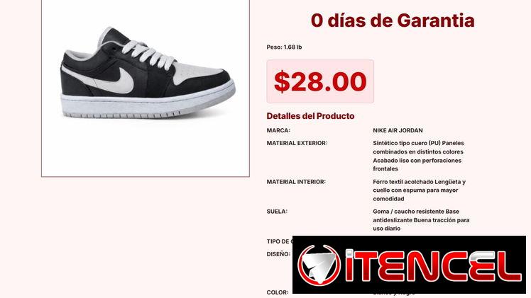 TENIS NIKE AIR JORDAN GRIS Y BLANCO VPT#-0326