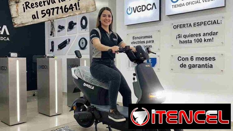 Bicimoto eléctrica VEDCA 4209 A1 el mejor modelo de su clase autonomía de 60 a 80 km colores rojo, negra y azul 1200usd