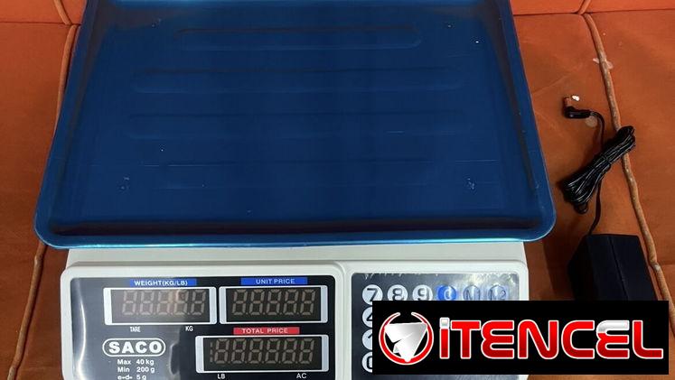 Pesa digital de 40kg (batería y corriente)