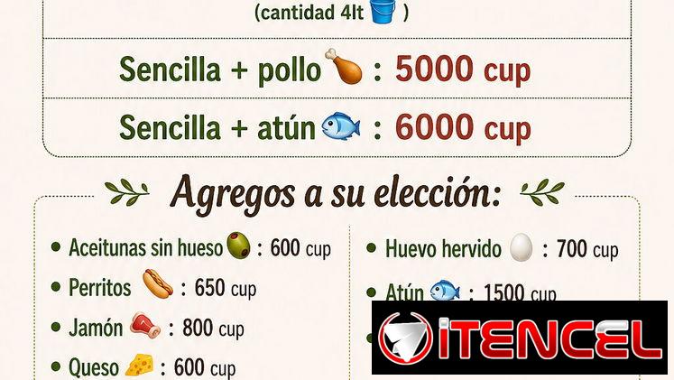 Deliciosas ensaladas frías por encargo