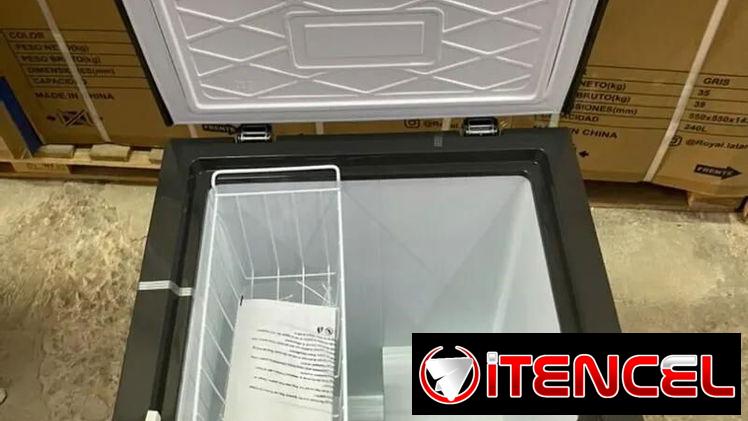 Nevera gris milexus 3.5 pies y 5 pies(119 y 140 litros)/Freezer milexus
