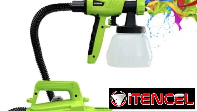 Pistola eléctrica de pintar de 800 w viene con su compresor