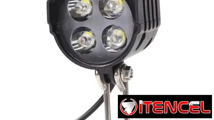Luz delantera para bicicleta electrica 48v
