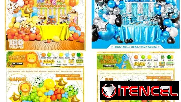 Set 100 piezas temáticos