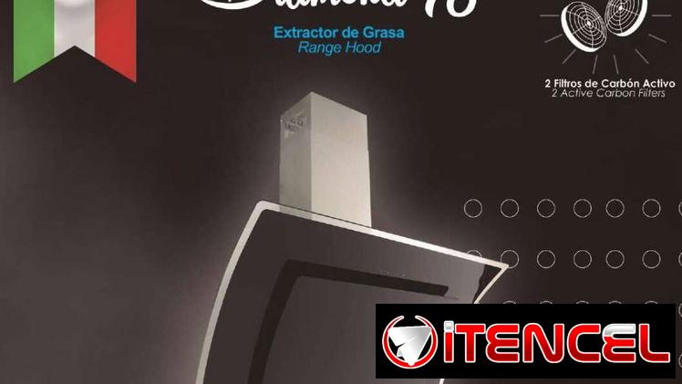 Campana extractora diamond 76 mensajería gratis