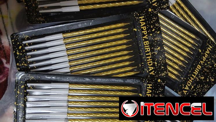 Paquetes de 10 velitas para cumpleaños,  llamar por favor no hay corriente