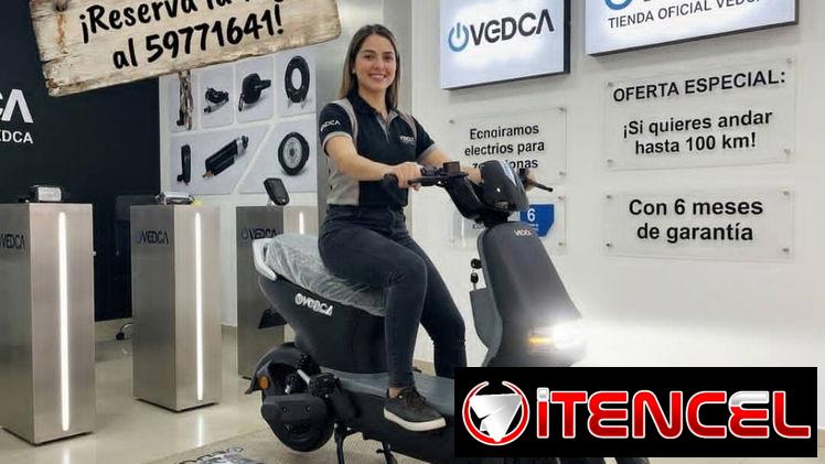 Bicimoto eléctrica VEDCA el mejor modelo de su clase autonomía de 60 a 80 km colores rojo, azul y negro en 1250usd