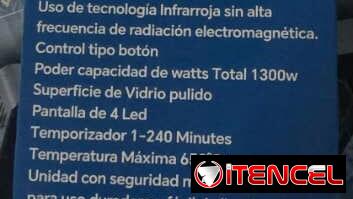 COCINA INFLAROJO MILEXUS 1300W (lh)