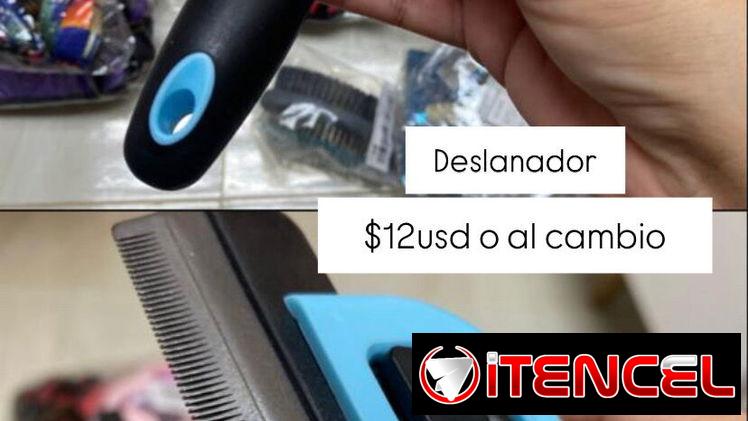 Deslanador y cepillo para mascotas