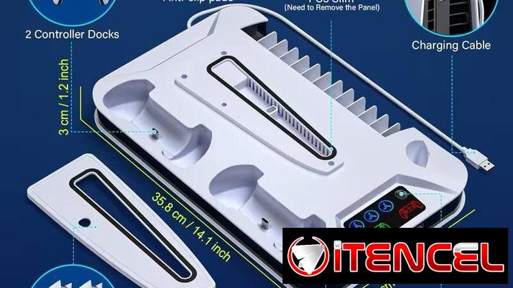 📞53884600.🎇 Base Multifuncional con Refrigeración para PS5 / PS5 Slim🎇 Mensajería disponible.🚴