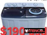 Lavadora semiautomática 9kg con 6 meses de garantía