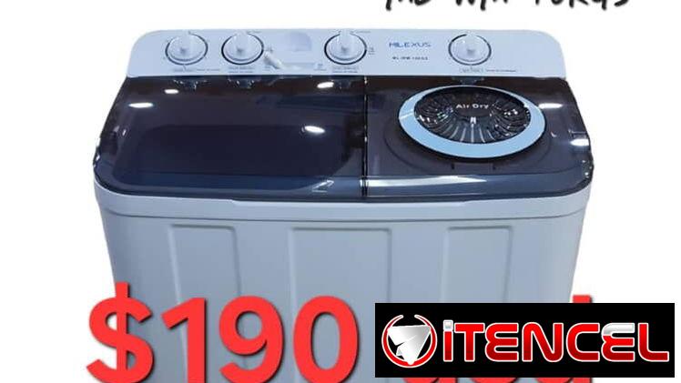 Lavadora semiautomática 9kg con 6 meses de garantía