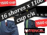 Ventas x cantidad.  Shores de hombre