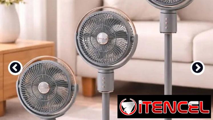 Ventilador recargable multifuncional 🌬️🔋