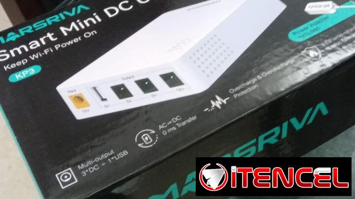 Mini UPS KP3 carga rápida 8horas de duración para TP-LINK y celular 35 USD en oferta hasta el 25 de febrero