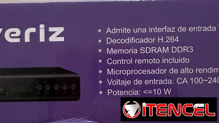 Receptor de televisión digital caja hd