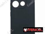 combo de 2 Micas de cristal templado y un forro negro d silicona negro de Mica tecno spark Tecno pop 7 BF6! Nuevo