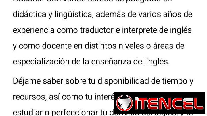 Tu Maestro de inglés