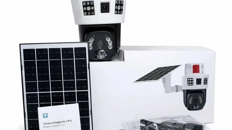 📷🌞 Cámara de Seguridad Solar P3H