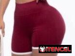 Conjunto Deportivo Acanalado de Top Corto y Shorts
