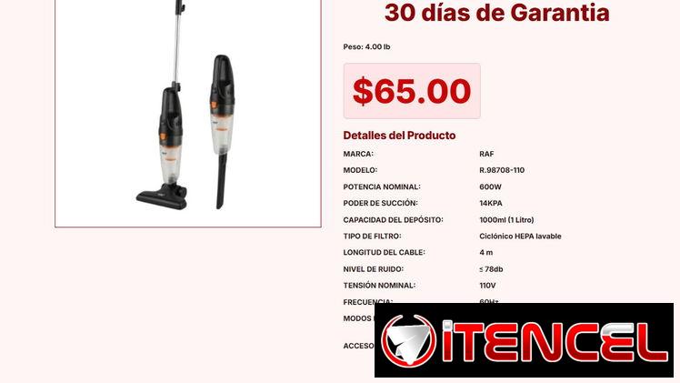 ASPIRADORA 2 EN 1 RAF VPT#-0019