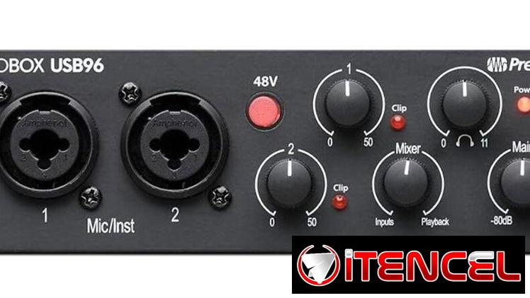 Tarjeta dé sonido marca PreSonus
