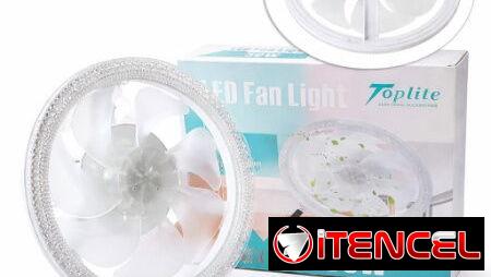 LÁMPARA LED CON VENTILADOR INTEGRADO NUEVAS EN CAJA!!!