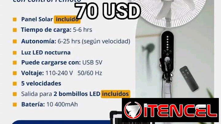 🔥 Ventiladores recargables 🔥