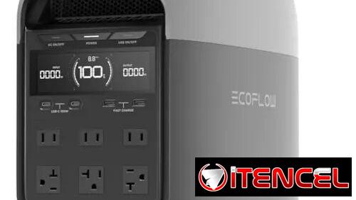 EcoFlow DELTA 3 con 1024Wh, 1800W – Pico 3600W, Carga Rápida y Batería LiFePO Estación de Energía Portátil