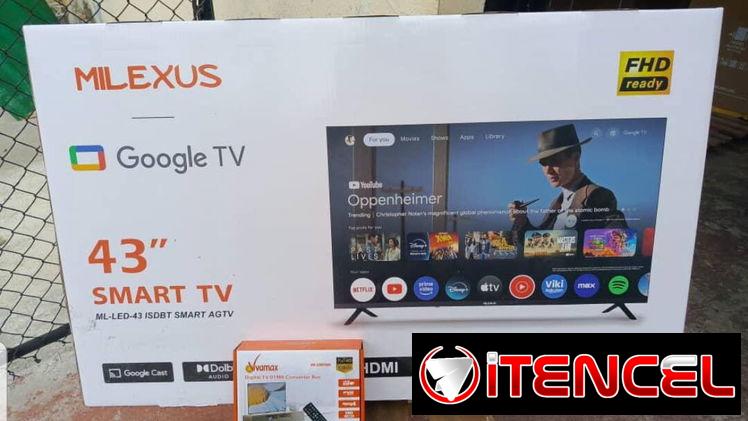 TV Milexus de 43 pulgadas con cajita externa Garantia de 1 Mes y Transporte gratis incluidos interesados llamar 55110730