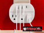 📦 Regleta de Pared con USB y Tomas AC – NUEVA