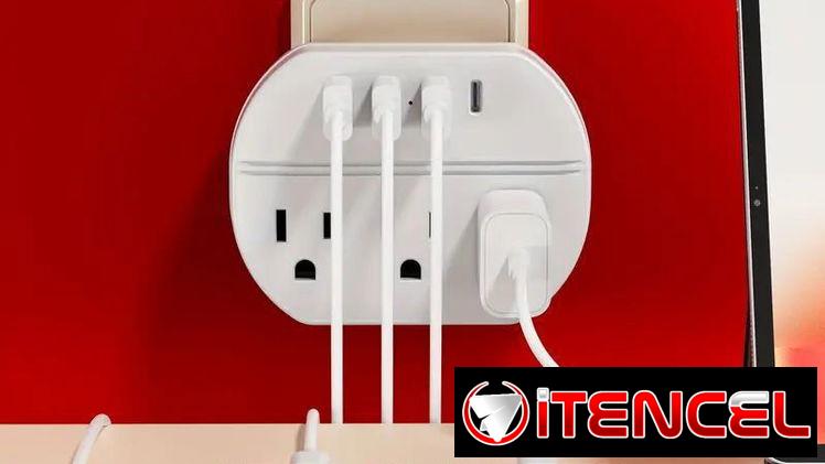 📦 Regleta de Pared con USB y Tomas AC – NUEVA