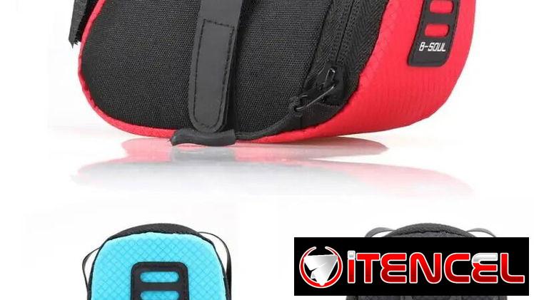 🔲​ BOLSO TRASERO PARA BICICLETA 🔲​ VA AL SILLIN 🔲​ COLOR NEGRO ZIPPER 🔲​ 5.887.2360