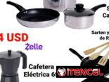 Combos, arroceras, cafeteras, freidoras, split, microondas, televisores, cocinas, sandwicheras, lavadoras, ollas, reinas